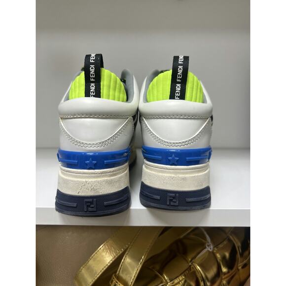 Fendi Multicolor Lace-Up Sneakers - Size 38 - Picture 3 of 4